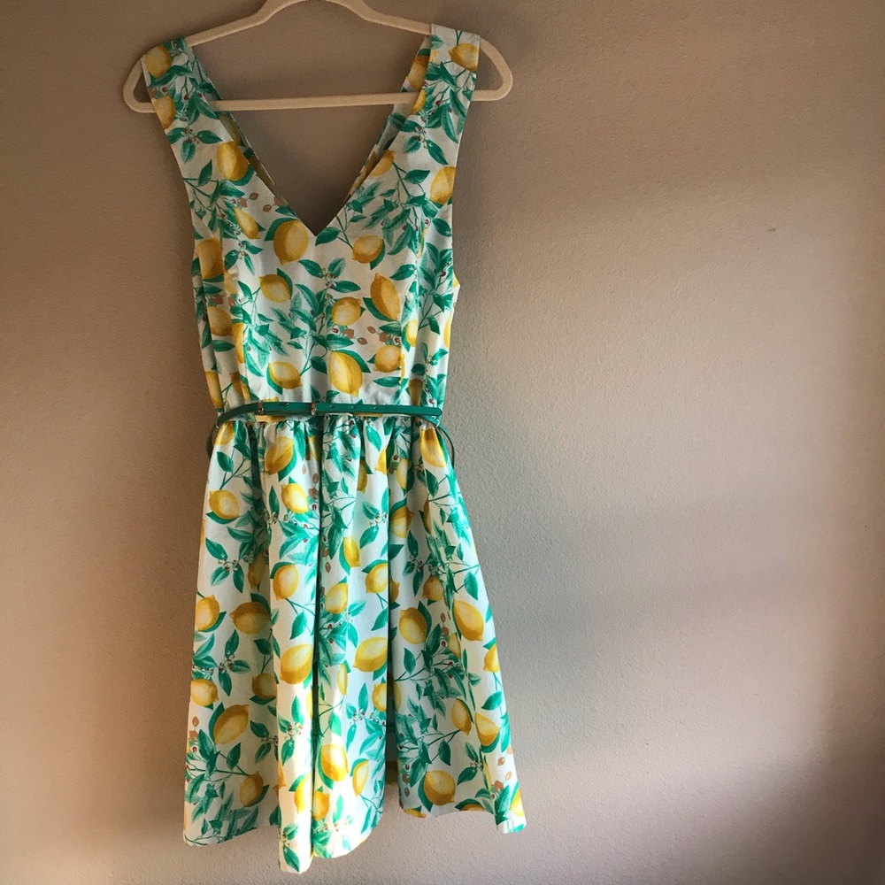 NWT Elle Lemon Dress